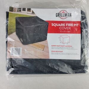 Heavy Duty Fire Pit Cover, Fits 24x32 Inch Gas Fire Pit Protector Winter Storage